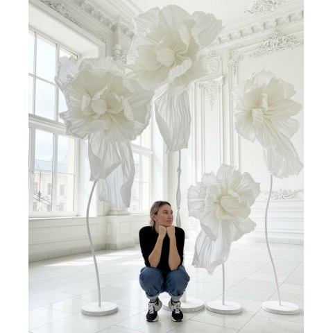 Цветок  из бумаги "Абстракция"